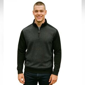 NWT Ted Bakker Textured Quarter Zip Sweater